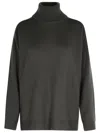 P.a.r.o.s.h . 'loos' Turtleneck Sweater In Dove Grey Wool Blend In Grey