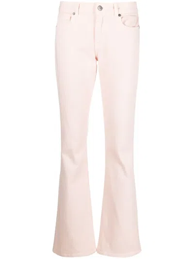 P.a.r.o.s.h Low-rise Bootcut Jeans In 粉色