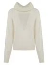 P.a.r.o.s.h Parosh Sweaters Cream In Panna