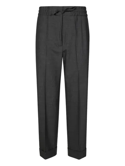 P.A.R.O.S.H LUWOOL DRAWSTRING TROUSERS