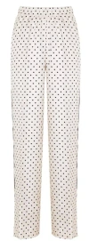 P.a.r.o.s.h Parosh Luxurious 100% Silk Trousers In White