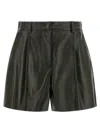 P.a.r.o.s.h Maciock25w Bermuda And Short Green In Black