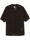P.a.r.o.s.h Macramé Shirt In Brown