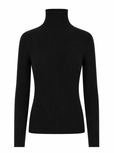 P.a.r.o.s.h Parosh Maglia Collo Alto In Black