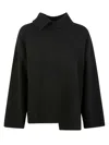 P.a.r.o.s.h Turtleneck Knitwear Relaxed Shoulders In Black