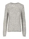 P.a.r.o.s.h Geometric-pattern Sweater In Gray