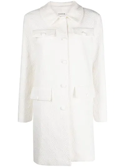 P.a.r.o.s.h Parosh Clarice Single-breasted Coat In <p>