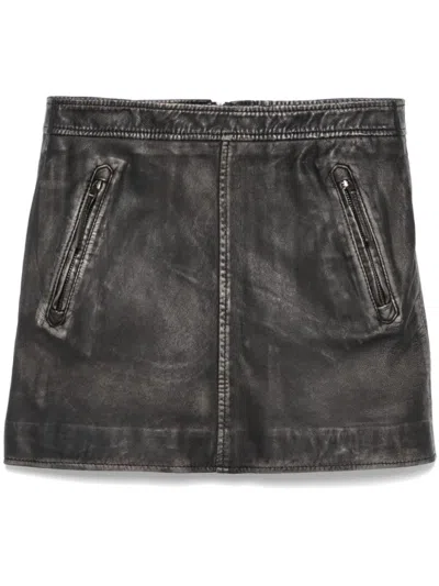 P.a.r.o.s.h Maverick Mini Skirt In Black