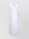 P.a.r.o.s.h . Flowing Maxi Dress With Deep V-neckline