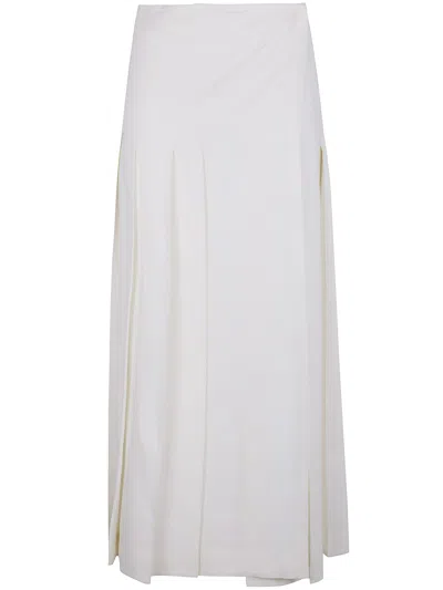 P.a.r.o.s.h Parosh Maxi Pleated Skirt In Black