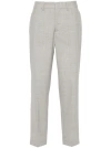 P.a.r.o.s.h Tapered-leg Tailored Trousers In Grey