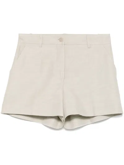 P.a.r.o.s.h Mid-rise Shorts In Grey