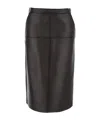 P.a.r.o.s.h Midi Skirt With High Waist Design In Brown