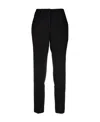 P.a.r.o.s.h Slim Fit High Waisted Pants In Black