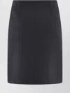 P.a.r.o.s.h Midi And Knee Length High Waist Skirt In Black