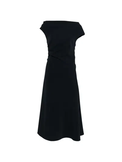 P.a.r.o.s.h Parosh Midi Dress In Black