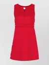 P.a.r.o.s.h Leak Belted Mini Dress In Red