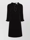 P.a.r.o.s.h Mini Dress Sequin-embellished Long Sleeves