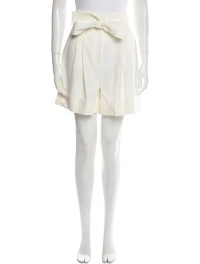 Pre-owned P.a.r.o.s.h Mini Shorts W/ Tags In White