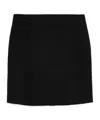 P.a.r.o.s.h Wool Mini Skirt In Black