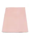 P.a.r.o.s.h Wool A-line Skirt Back Seam In Pink
