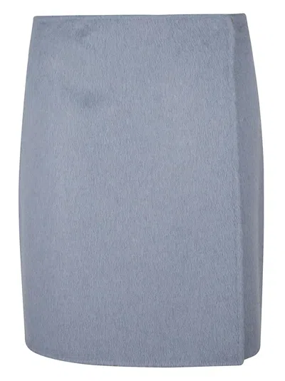 P.A.R.O.S.H MINIMALIST CLEAR BLUE MINI SKIRT