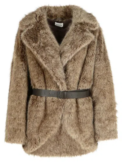 P.a.r.o.s.h . Mole Faux Fur In Brown