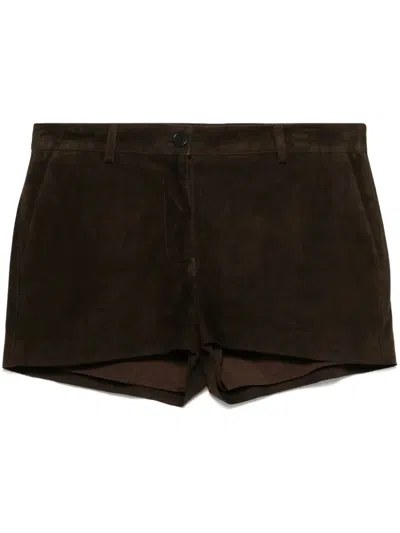P.a.r.o.s.h Monet Shorts In Brown