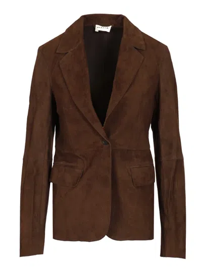 P.a.r.o.s.h Monet25 Blazer In Testa Di Moro