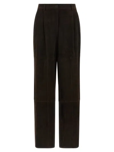 P.A.R.O.S.H MONET25W PANTS BROWN
