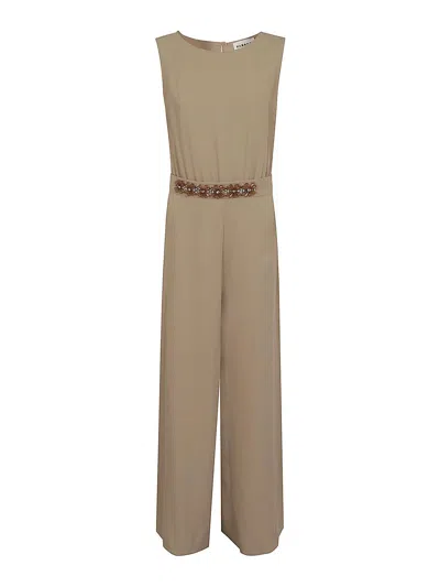 P.a.r.o.s.h Parosh Jumpsuit Woman Color Nude In Brown