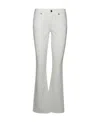 P.a.r.o.s.h . 'chimera' White Cotton Blend Jeans In Gray