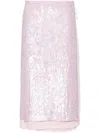 P.a.r.o.s.h Multicolor Gabriel Sequinned Wrap Skirt In Multicolor