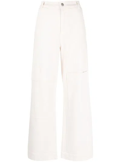 P.a.r.o.s.h Multiple-pockets High-waisted Trousers In Multi-colored