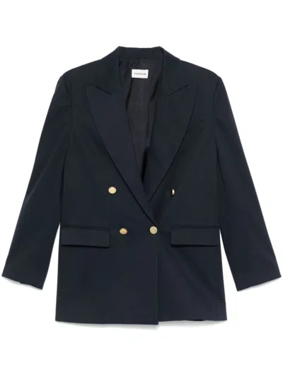 P.a.r.o.s.h Navy Blue Crew Blazer