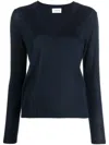 P.a.r.o.s.h V-neck Cashmere Jumper In Navy Blue