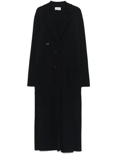 P.a.r.o.s.h Navy Double-breasted Coat