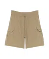 P.a.r.o.s.h Ninja Cargo Shorts In Nude