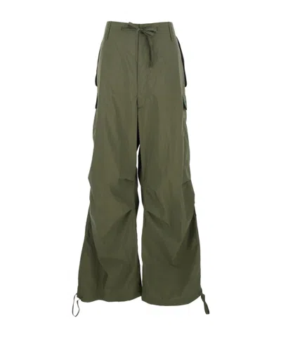 P.a.r.o.s.h . Ninja Cargo Wide-leg Pants In Green