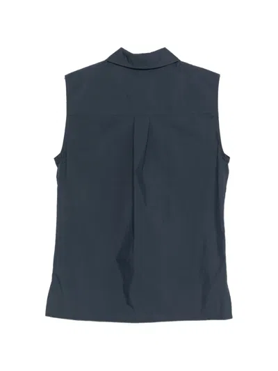 P.a.r.o.s.h Ninja Chest-pocket Sleeveless Shirt In Multi