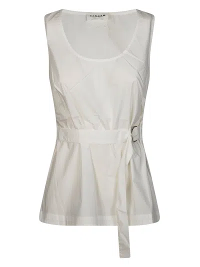 P.a.r.o.s.h Parosh Ninja Embroidered Blouse In Gray