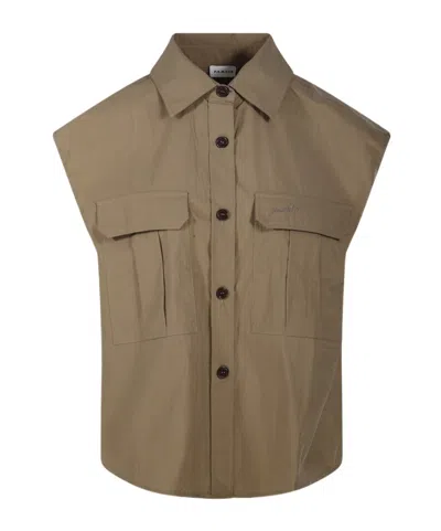 P.a.r.o.s.h Ninja Shirt In Brown