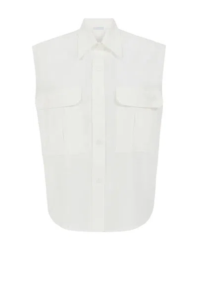 P.a.r.o.s.h . Ninja Sleveless Shirt In White