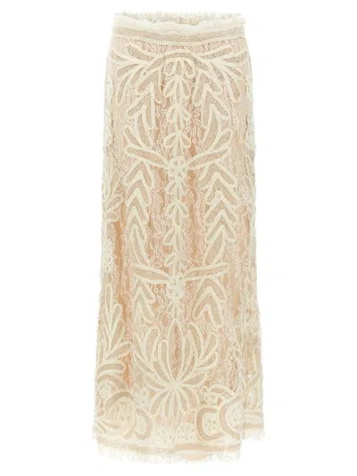 P.a.r.o.s.h . 'nixie' Skirt In Neutral