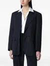 P.a.r.o.s.h Notched Jacket In Blue