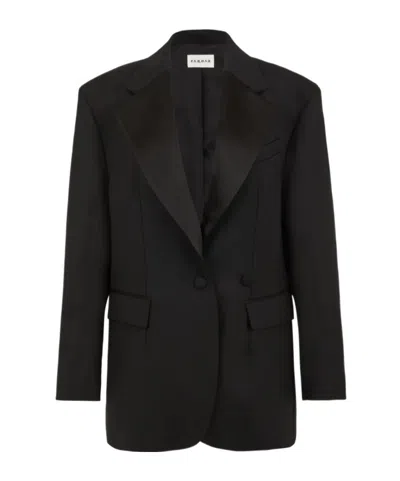 P.a.r.o.s.h Notched-lapel Blazer In Black