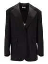 P.a.r.o.s.h Notched-lapel Blazer In Blue