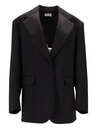 P.a.r.o.s.h Notched-lapel Blazer In Blue