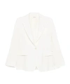 P.a.r.o.s.h Notched Lapel Blazer In White