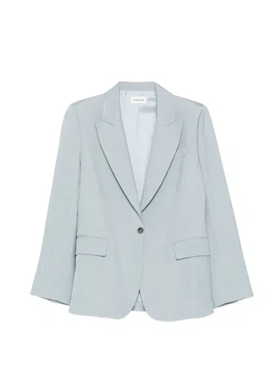 P.a.r.o.s.h Notched Single-breasted Blazer In Blue